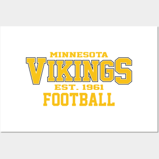 Vintage MST Vikings Football Posters and Art